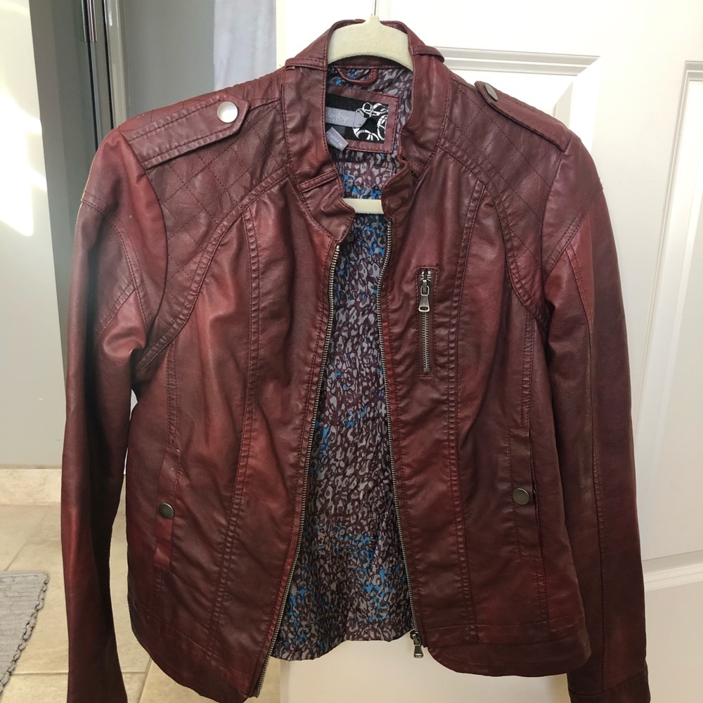 Leather jacket